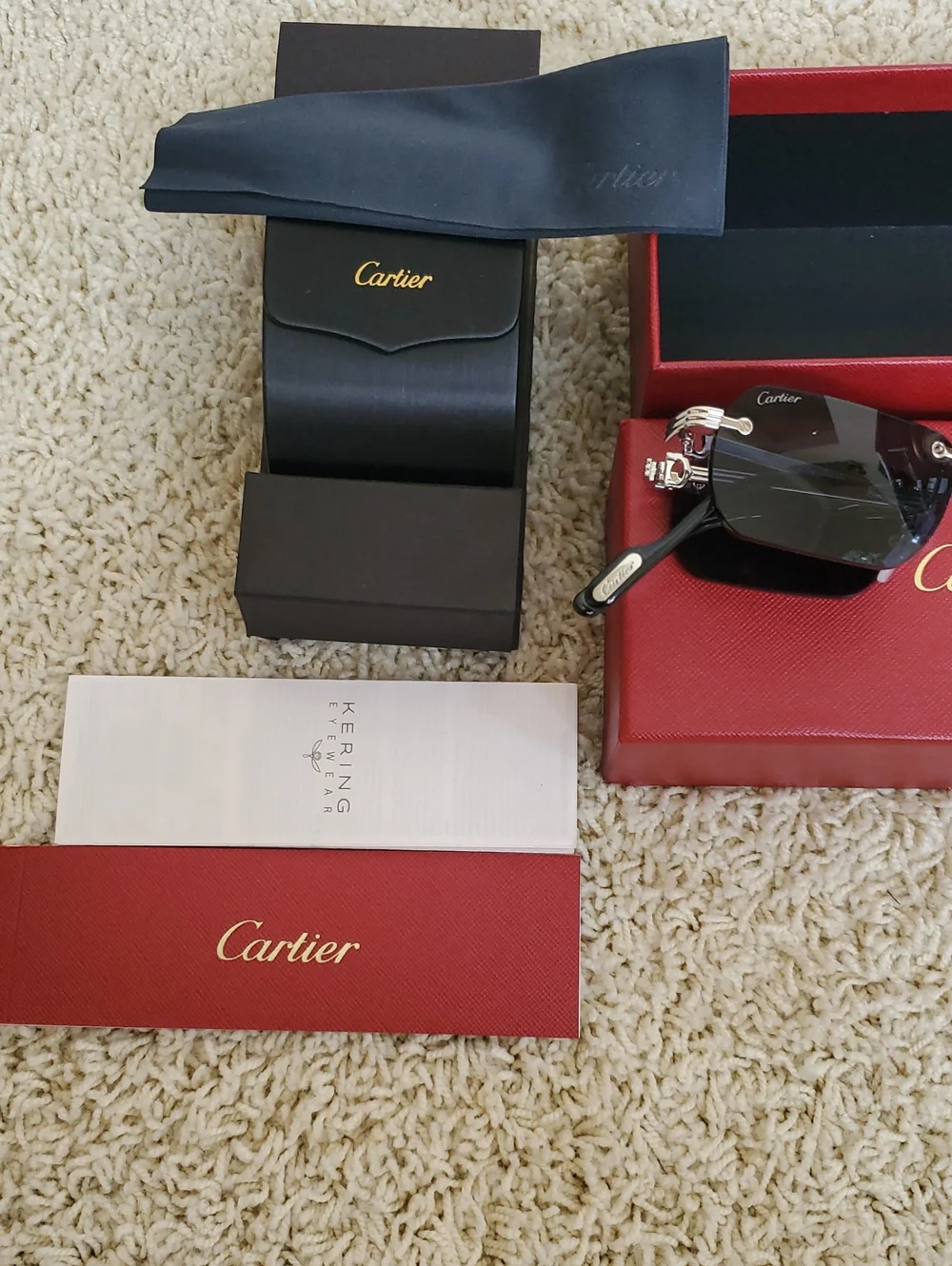 Limited Edition Cartier Sunglasses from the Premiere De Cartier Collection.